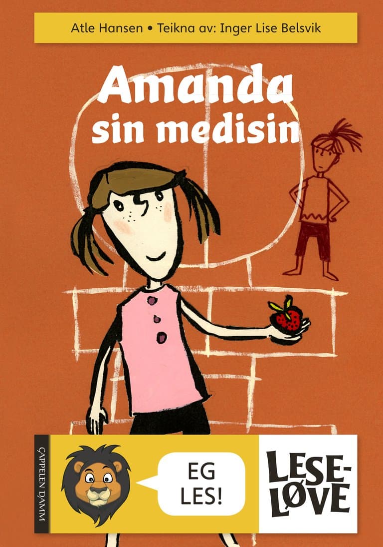 Omslag Leseløve - Amanda sin medisin (nynorsk) av Atle Hansen (Ebok)