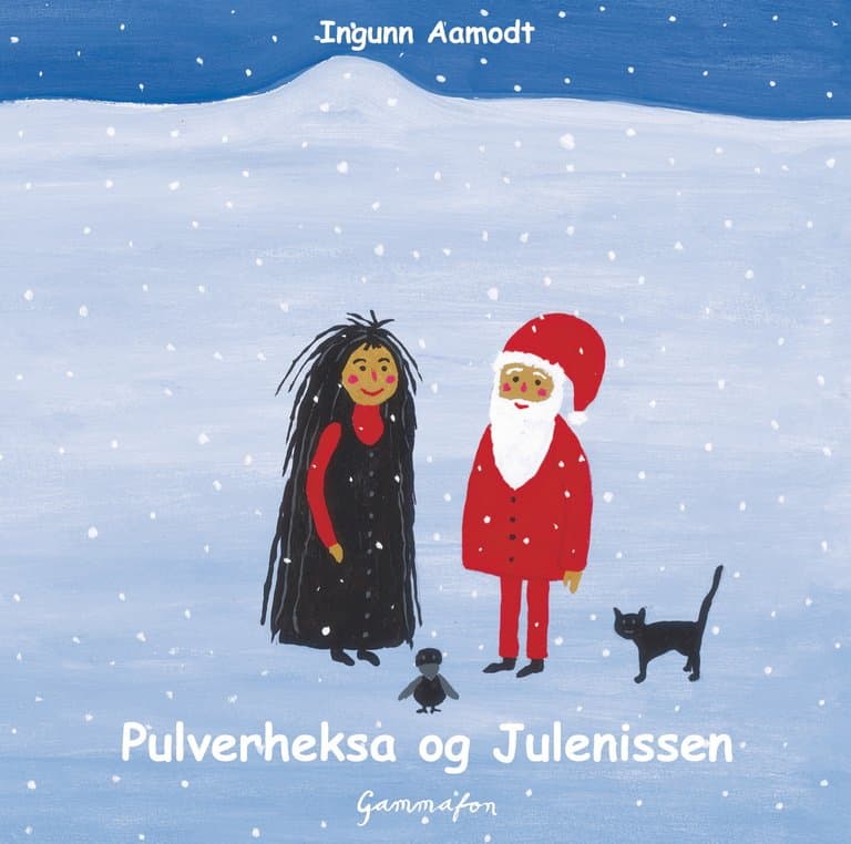 Omslag Pulverheksa og Julenissen av Ingunn Aamodt (Lydbok)