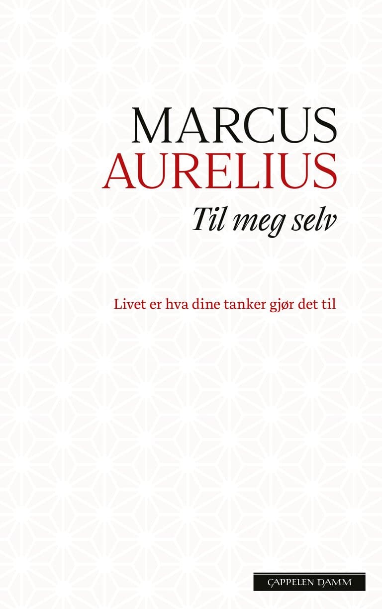 Omslag Til meg selv av Marcus Aurelius (Innbundet)