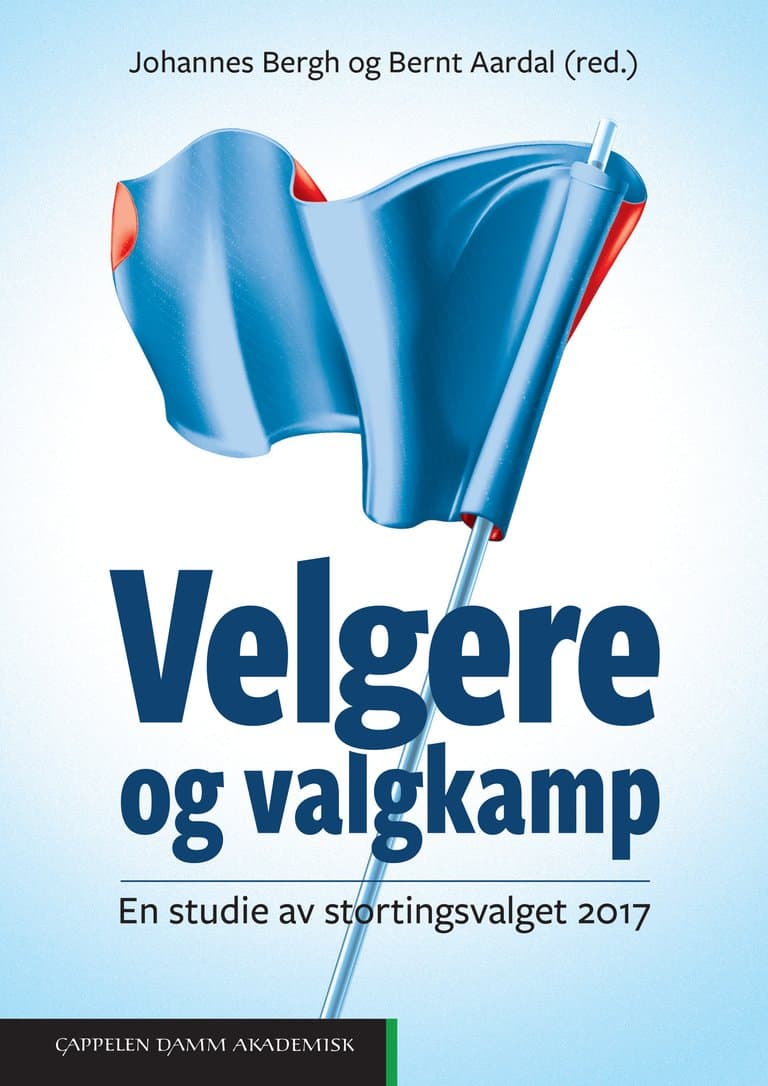 Omslag Velgere og valgkamp av Johannes Bergh og Bernt Aardal (red.) (Innbundet)
