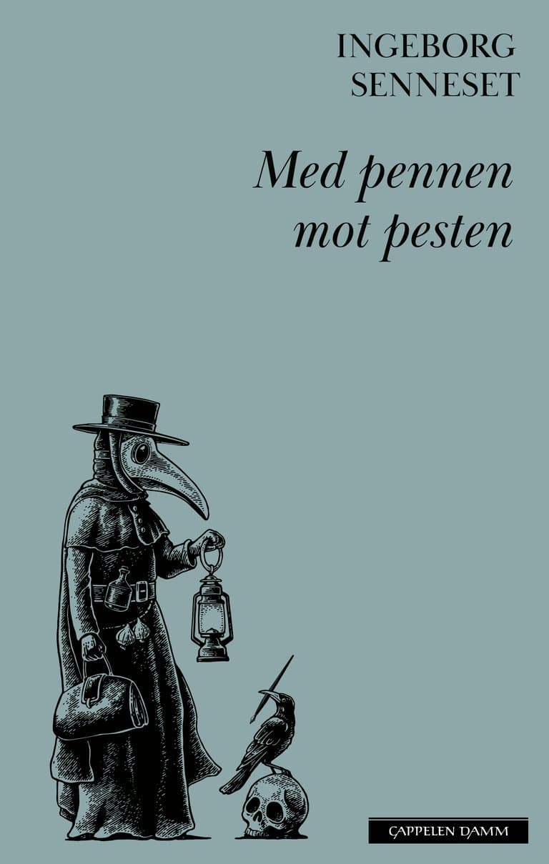 Omslag Med pennen mot pesten av Ingeborg Senneset (Ebok)