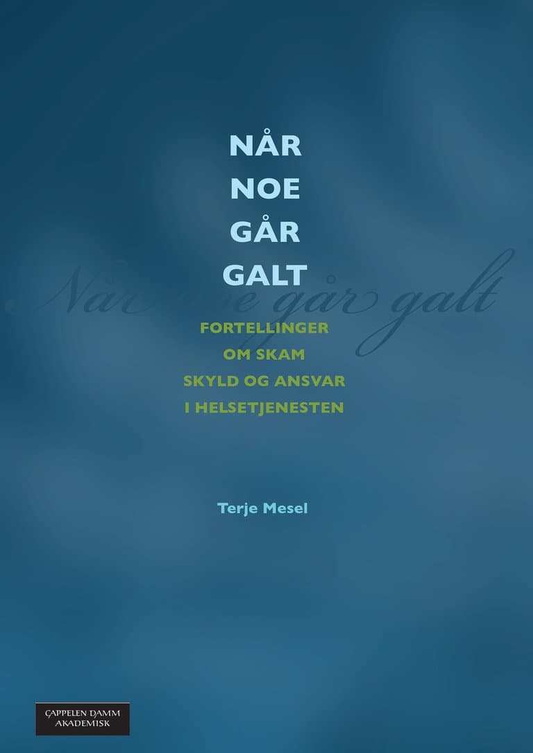 Omslag Når noe går galt av Terje Mesel (Heftet)