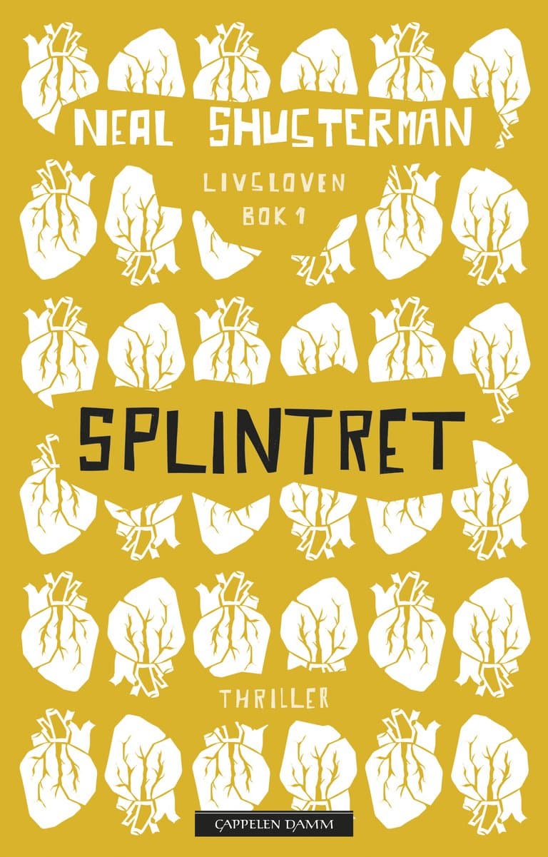 Omslag Splintret. Livsloven 1 av Neal Shusterman (Innbundet)