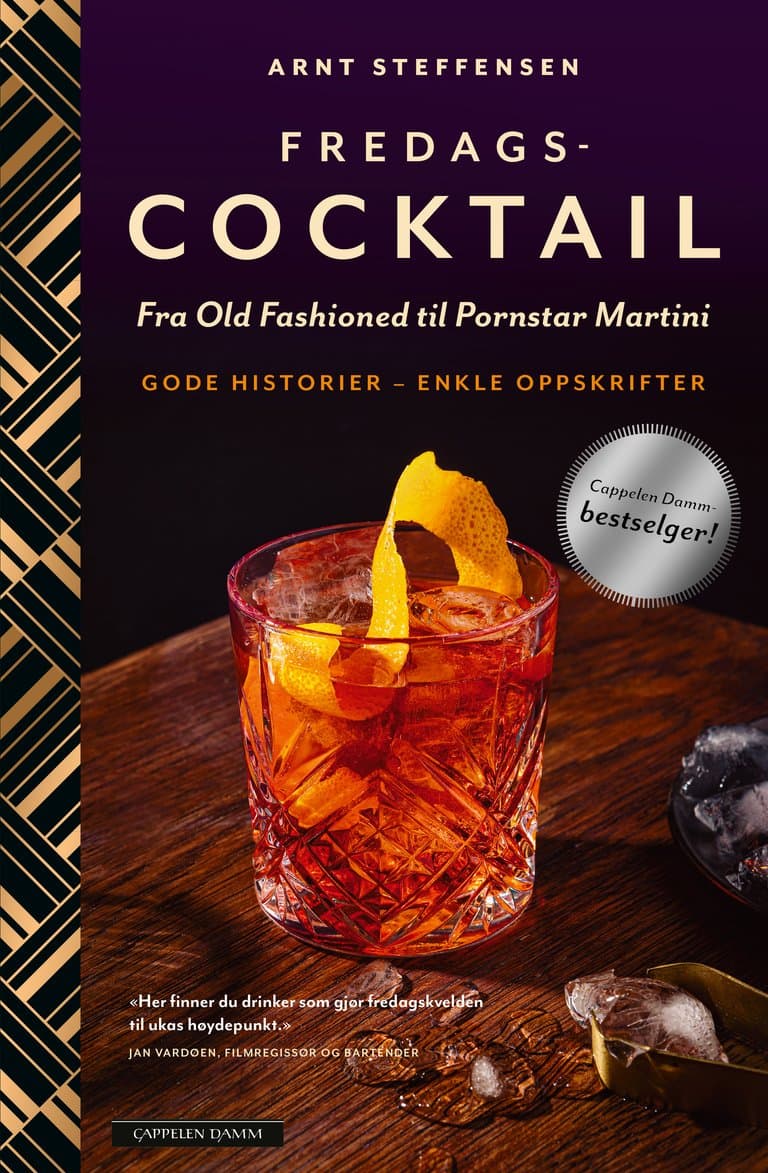 Omslag Fredagscocktail av Arnt Steffensen (Innbundet)