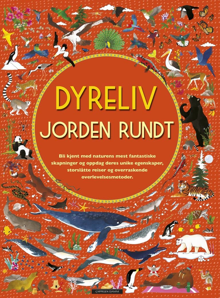 Omslag DYRELIV jorden rundt (Innbundet)