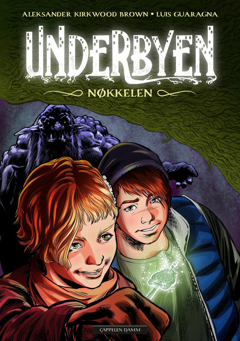 Omslag Underbyen: Nøkkelen av Aleksander Kirkwood Brown (Innbundet)