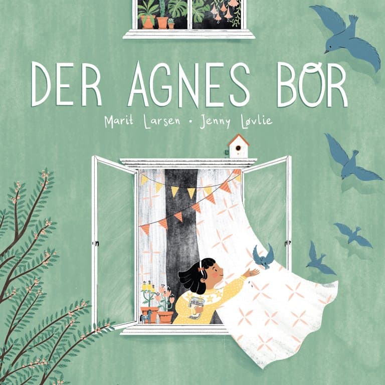 Omslag Der Agnes bor av Marit Larsen (Lydbok)