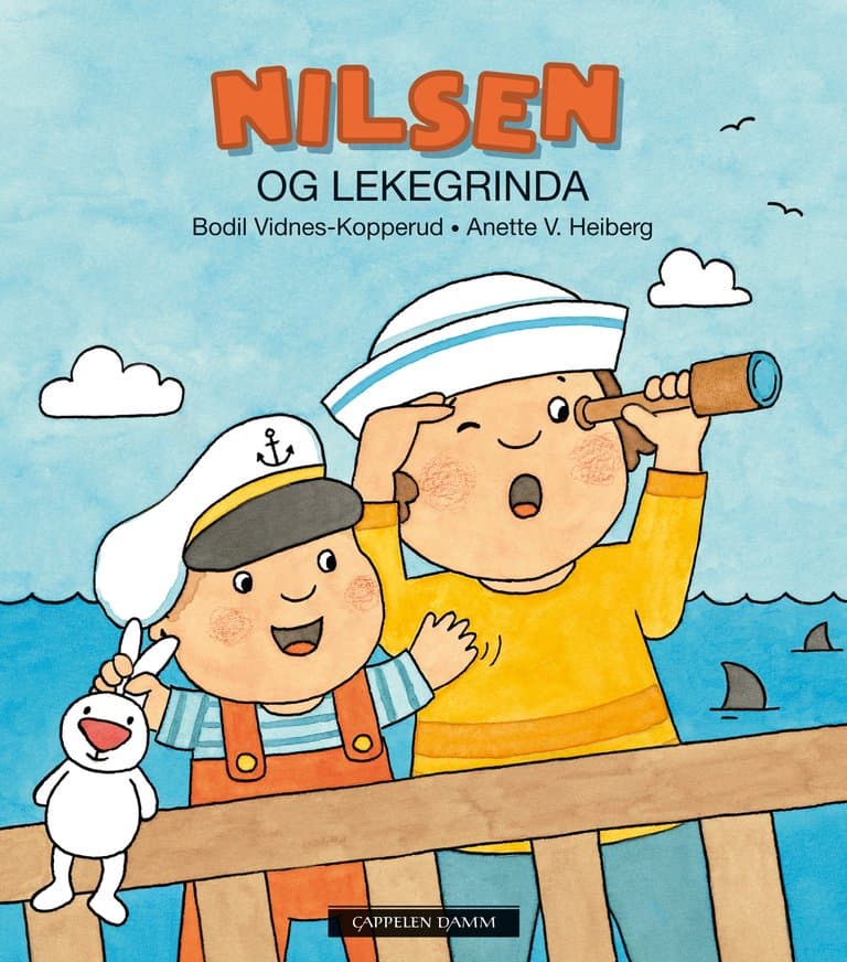 Omslag Nilsen og lekegrinda av Bodil Vidnes-Kopperud og Anette V. Heiberg (Innbundet)