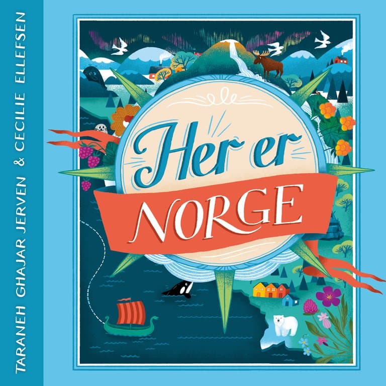 Omslag Her er Norge av Taraneh Ghajar Jerven (Lydbok)