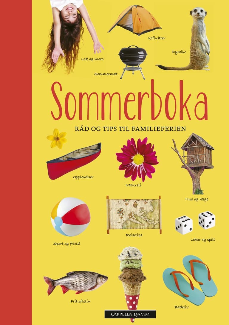 Omslag Sommerboka av Kjersti Herland Johnsen (Innbundet)