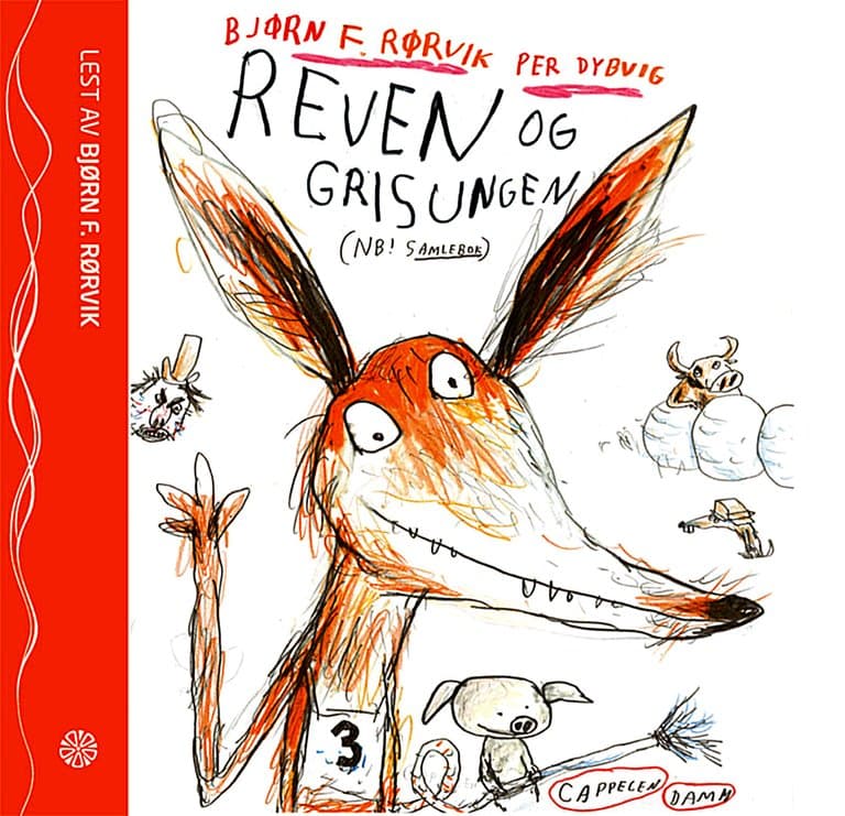Omslag Reven og Grisungen av Bjørn F. Rørvik (Lydbok)