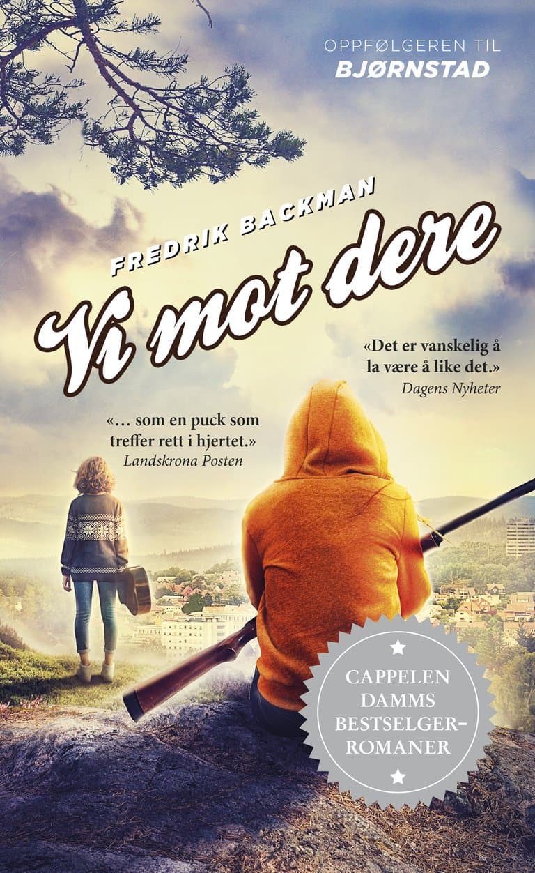 Omslag Vi mot dere av Fredrik Backman (Ebok)