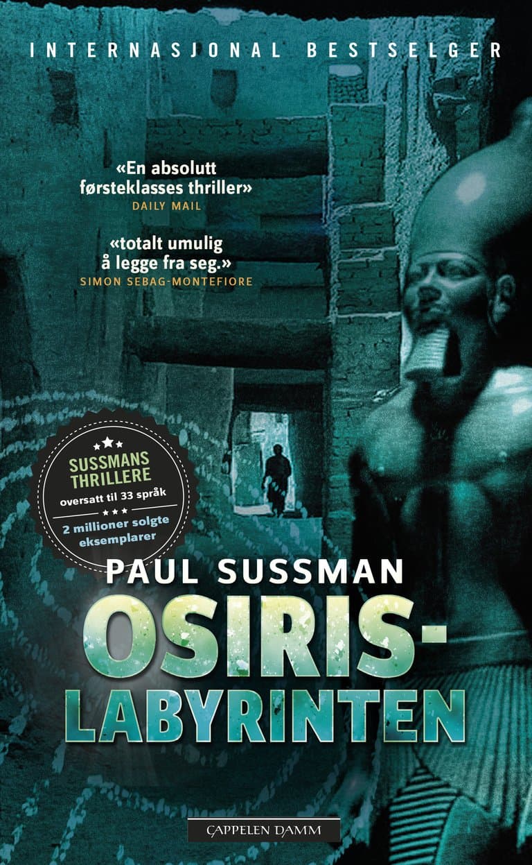 Omslag Osirislabyrinten av Paul Sussman (Heftet)