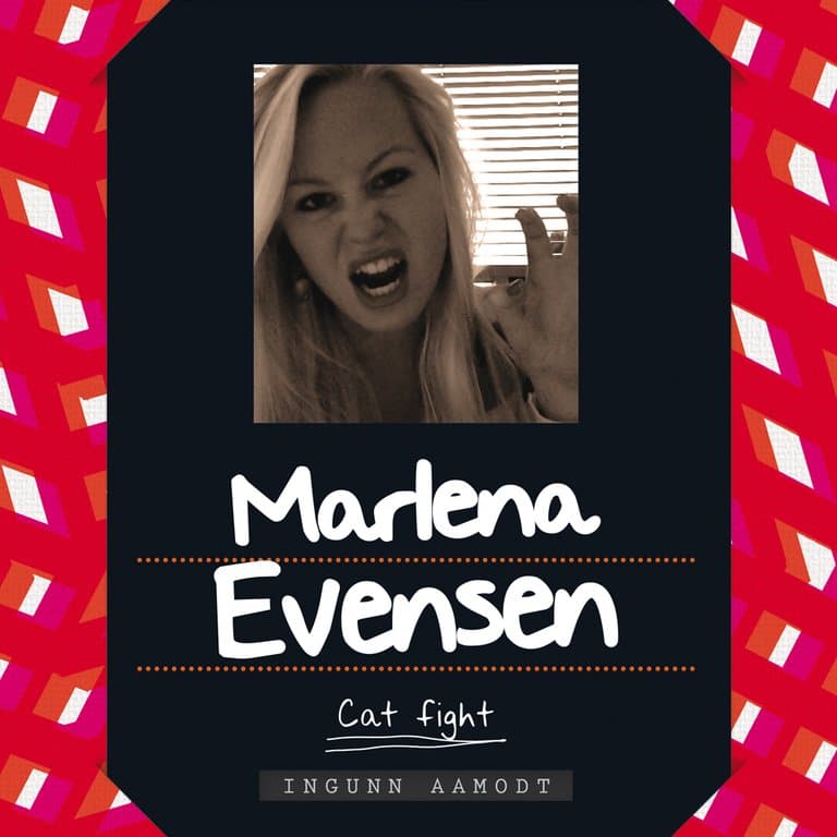 Omslag Marlena Evensen: Cat fight av Ingunn Aamodt (Lydbok)