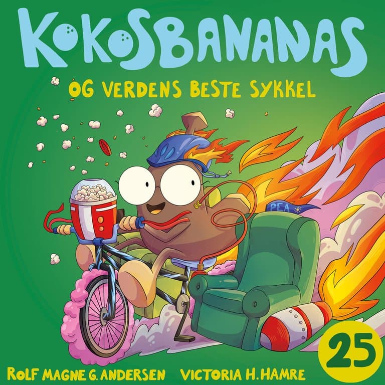 Omslag Kokosbananas og verdens beste sykkel av Rolf Magne G. Andersen (Lydbok)