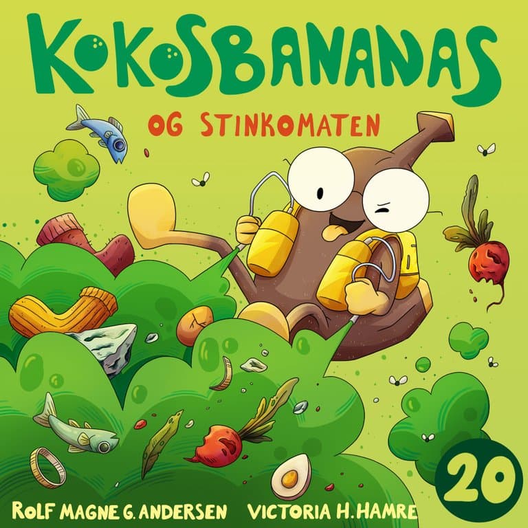 Omslag Kokosbananas og stinkomaten av Rolf Magne Andersen (Lydbok)