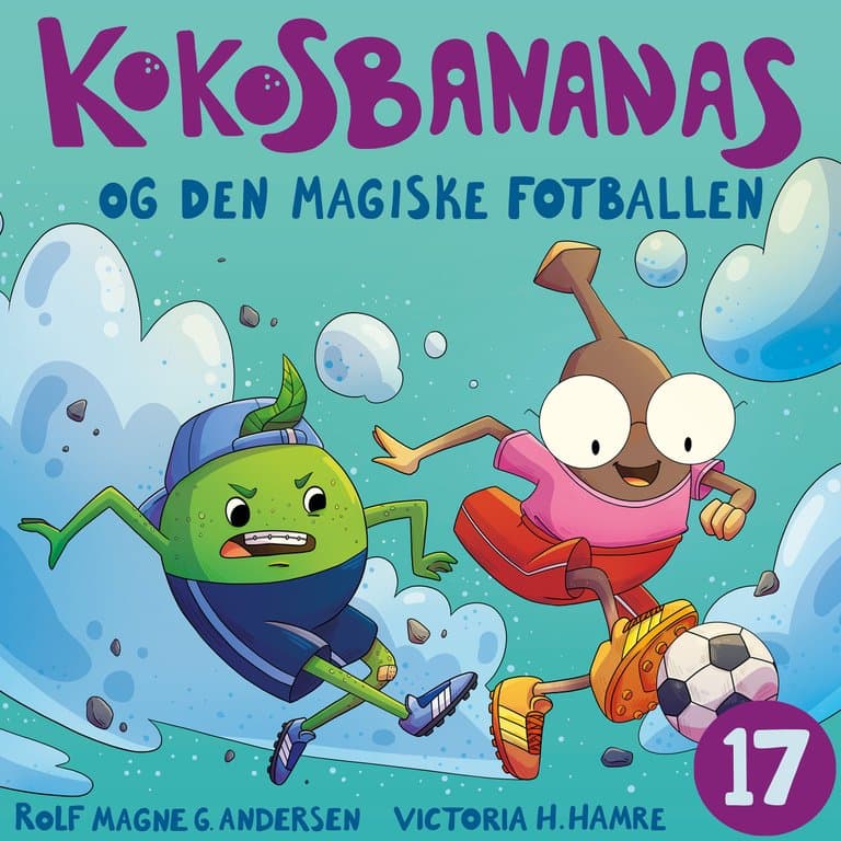 Omslag Kokosbananas og den magiske fotballen av Rolf Magne G. Andersen (Lydbok)