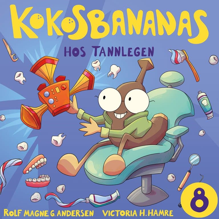 Omslag Kokosbananas hos tannlegen av Rolf Magne G. Andersen (Lydbok)