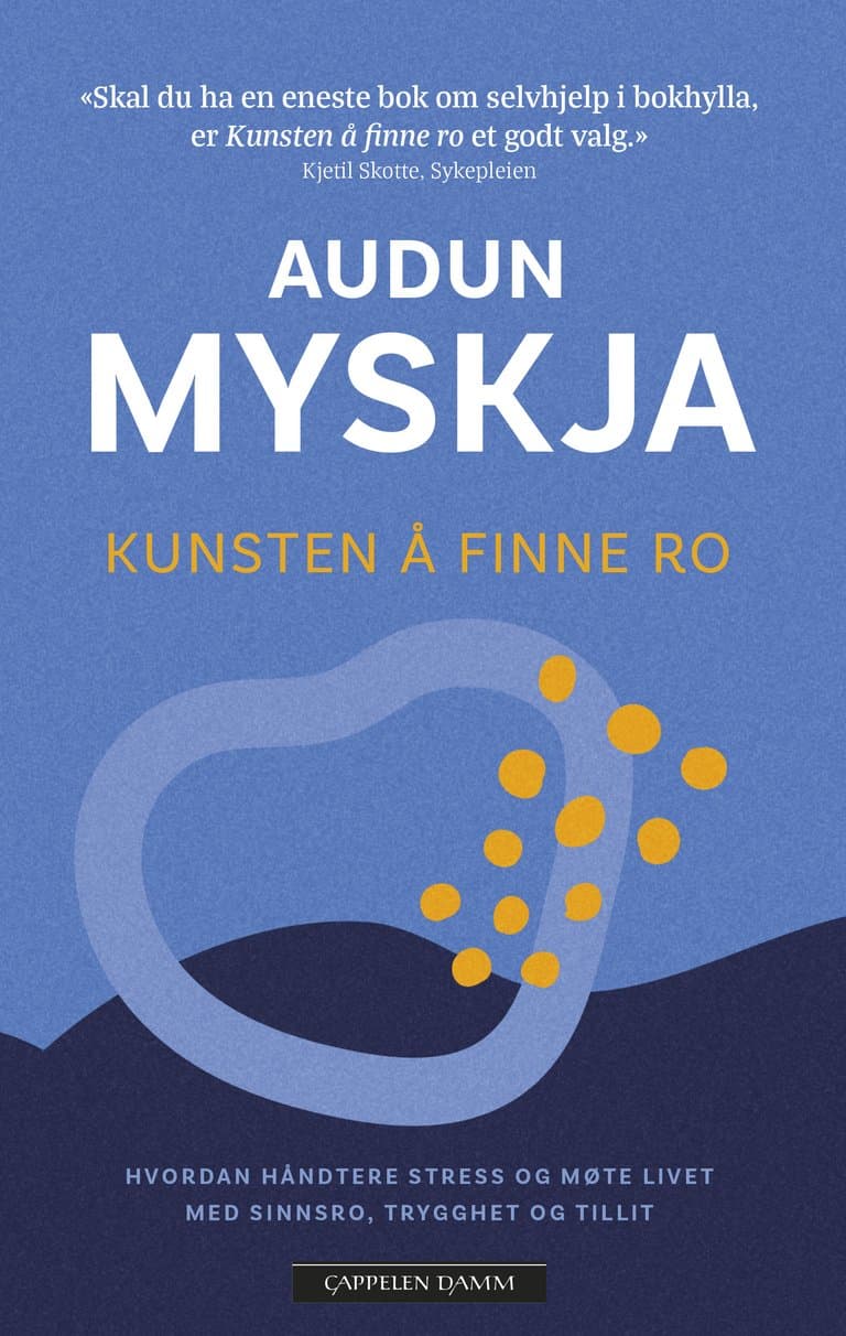 Omslag Kunsten å finne ro av Audun Myskja (Heftet)