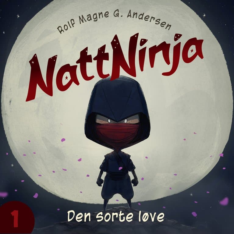 Omslag Nattninja - Den Sorte Løve av Rolf Magne G. Andersen (Lydbok)