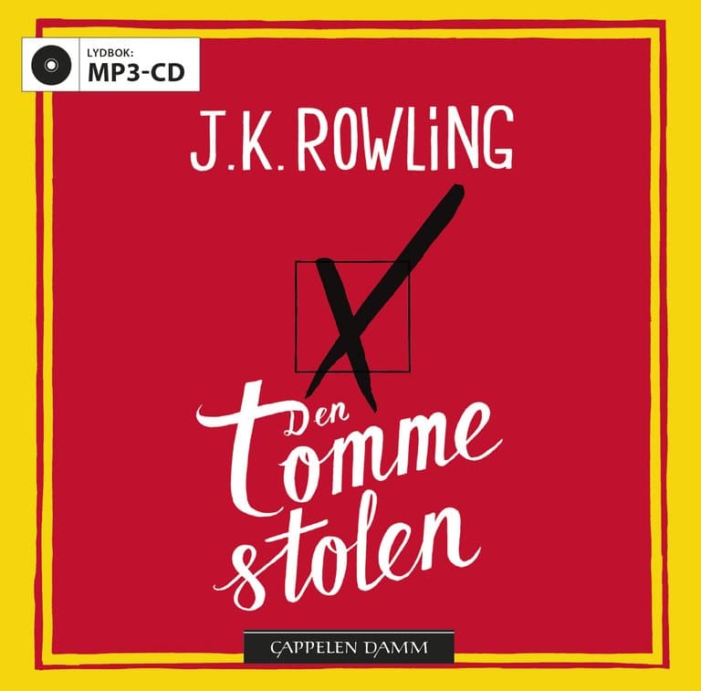 Omslag Den tomme stolen av J.K. Rowling (CD)
