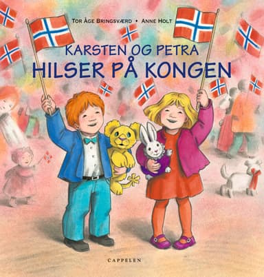 Karsten og Petra hilser på kongen
