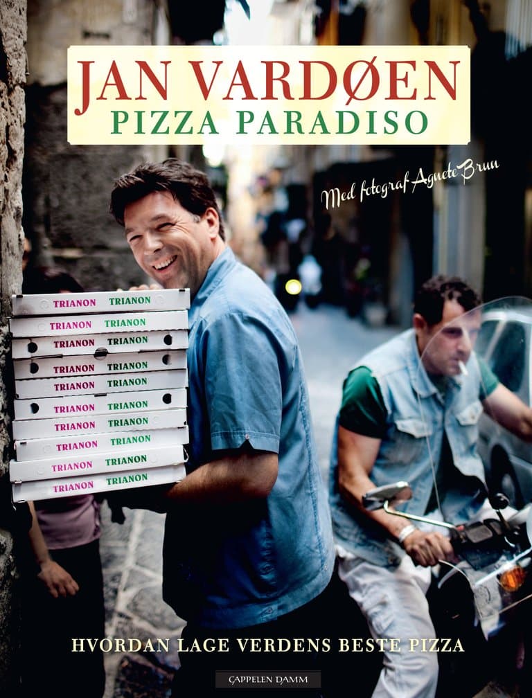 Omslag Pizza Paradiso av Jan Vardøen (Innbundet)