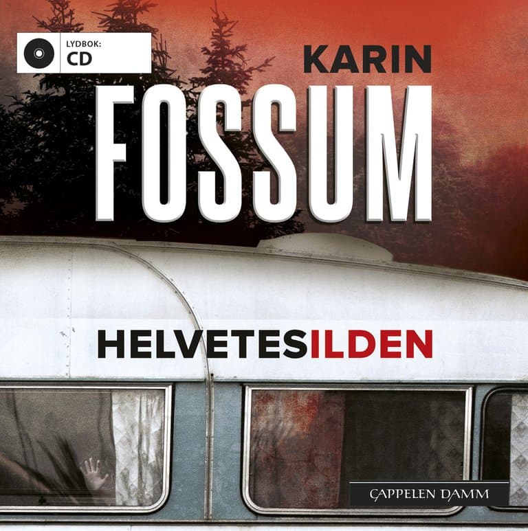 Omslag Helvetesilden av Karin Fossum (CD)