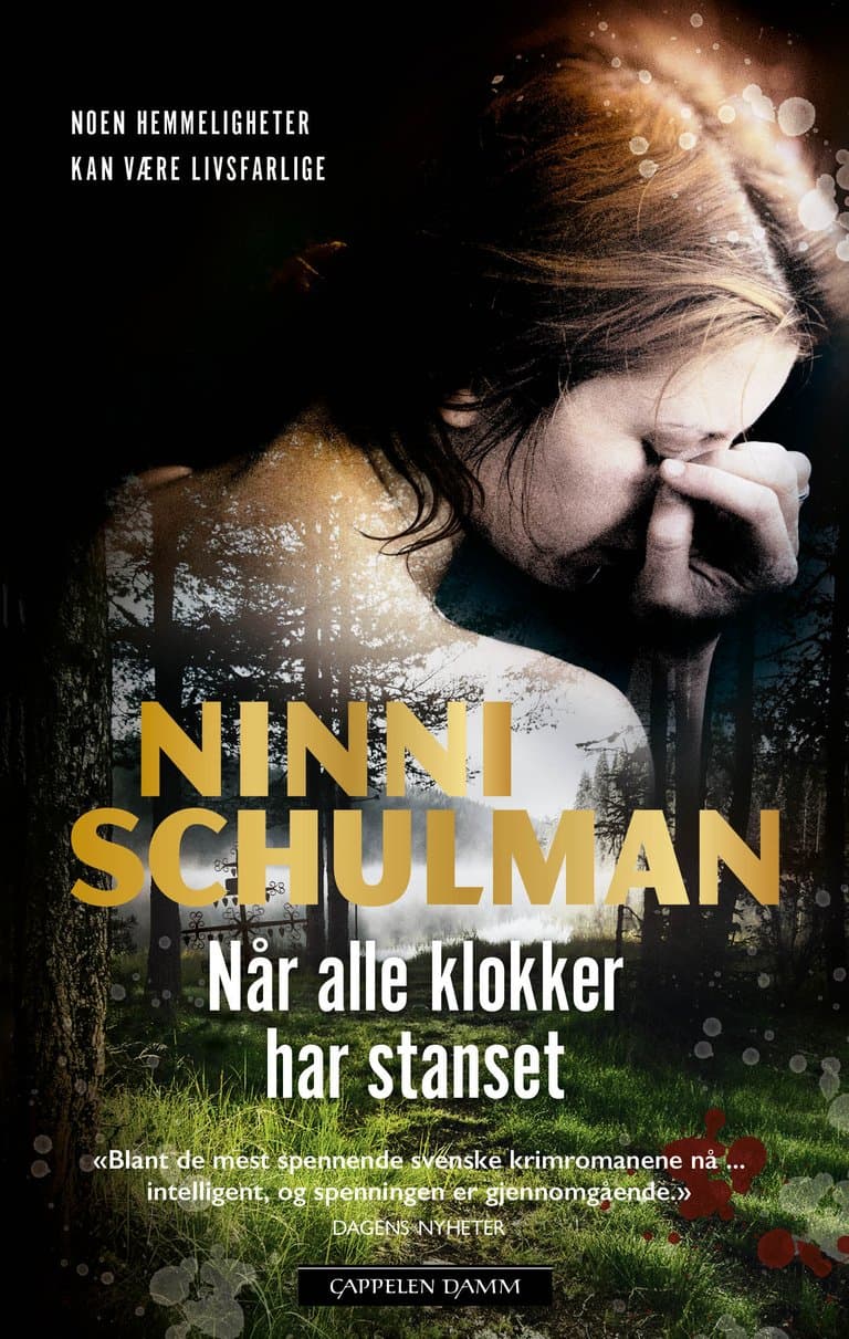 Omslag Når alle klokker har stanset av Ninni Schulman (Innbundet)