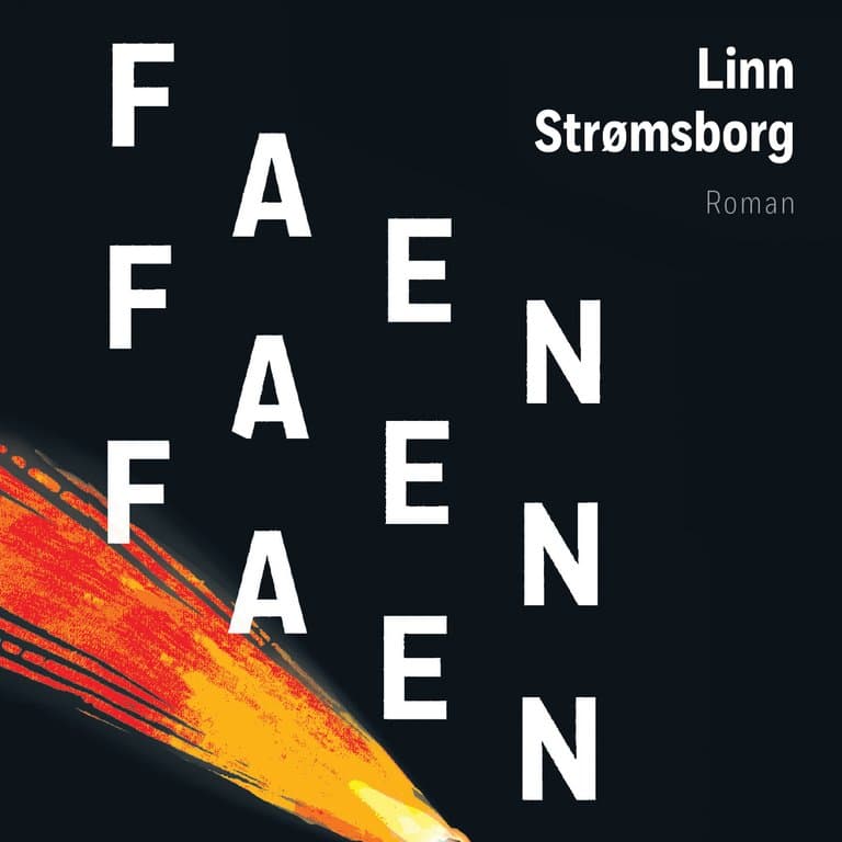Omslag Faen, faen, faen av Linn Strømsborg (Lydbok)