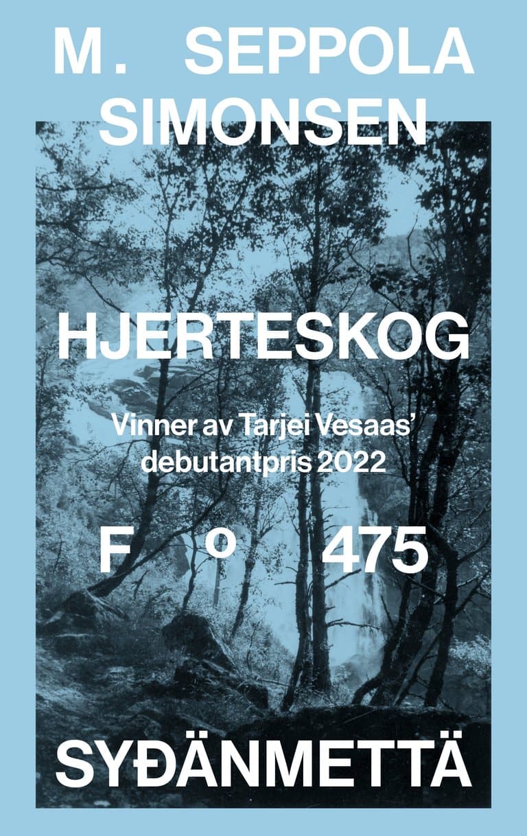 Omslag Hjerteskog. Sydänmettä. av M. Seppola Simonsen (Innbundet)