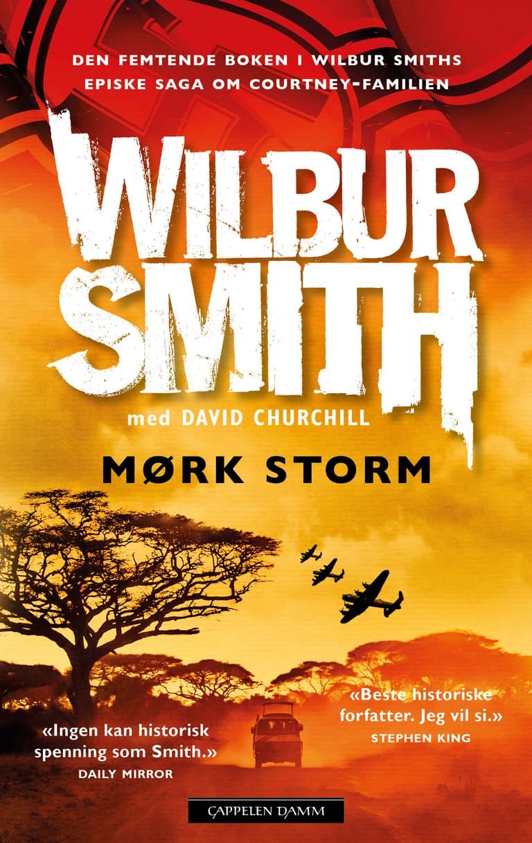 Omslag Mørk storm av Wilbur Smith (Innbundet)