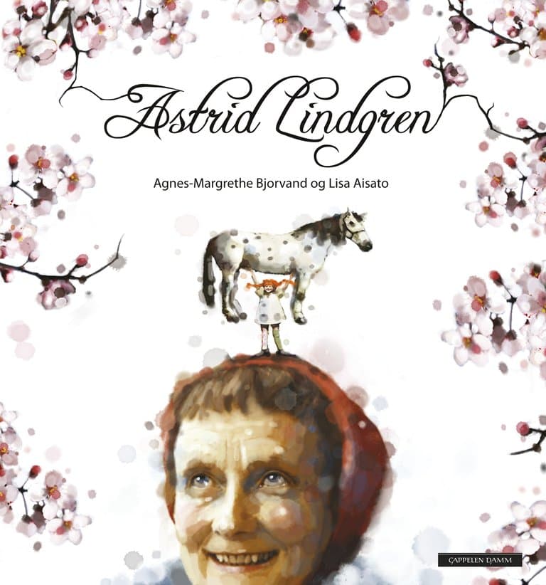 Omslag Astrid Lindgren av Agnes-Margrethe Bjorvand (Innbundet)