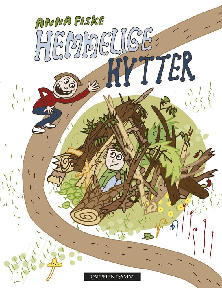 Omslag Hemmelige hytter av Anna Fiske (Innbundet)