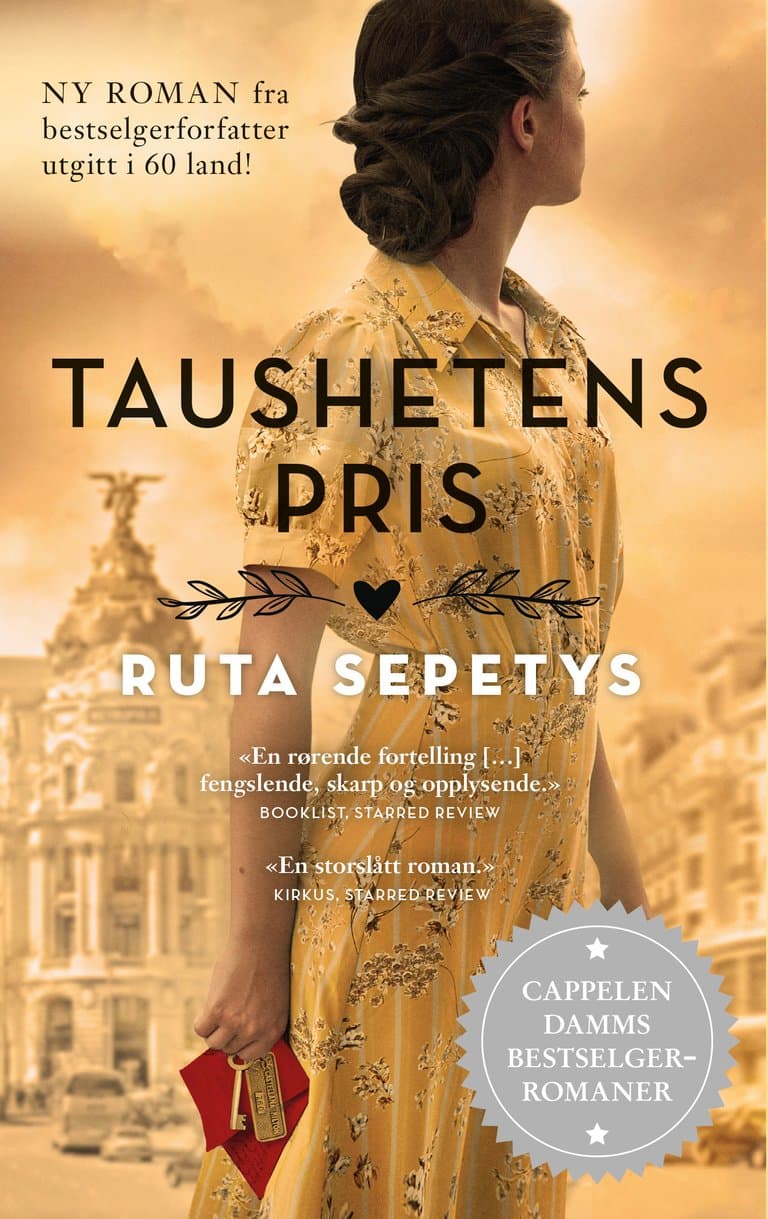 Omslag Taushetens pris av Ruta Sepetys (Heftet)