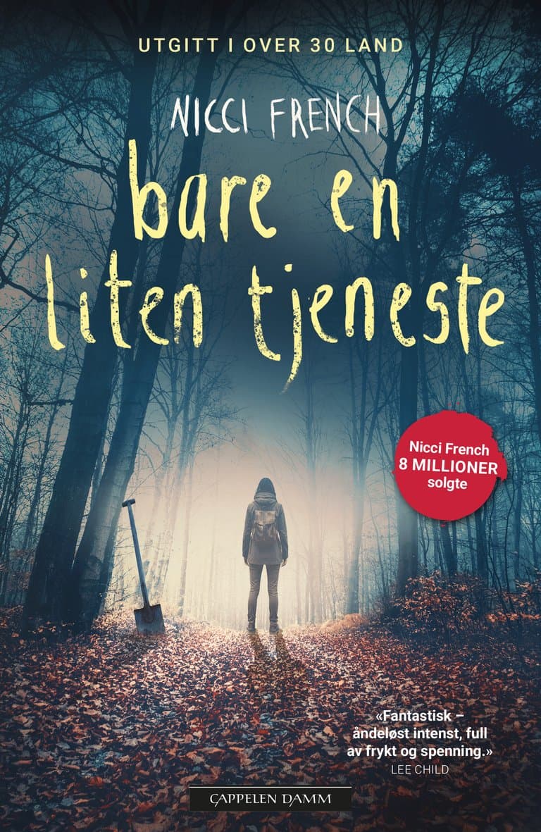 Omslag Bare en liten tjeneste av Nicci French (Heftet)