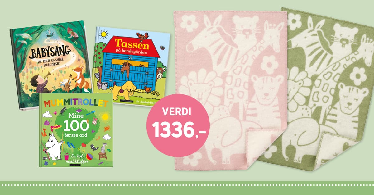 Gratis* babypakke med Klippan ullteppe