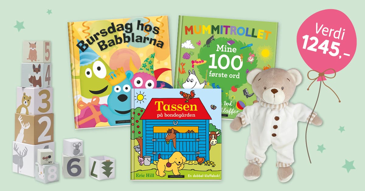 Gratis* babypakke som stimulerer til lek og læring