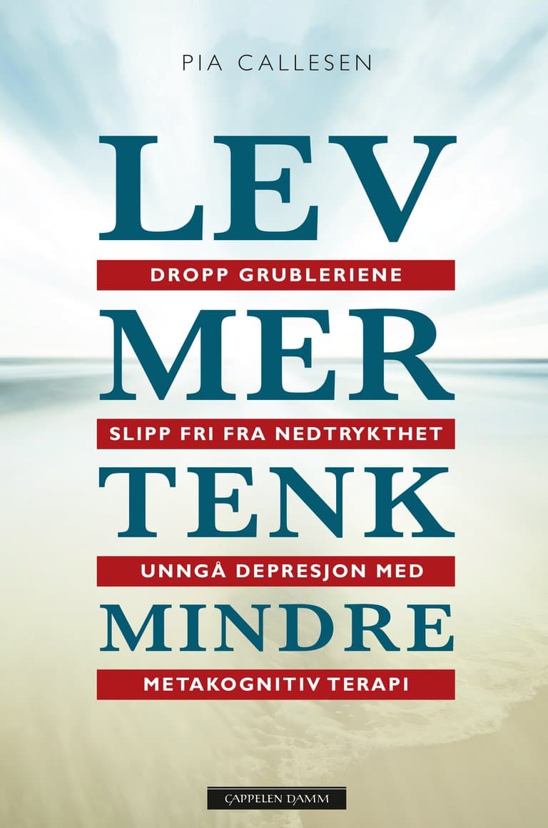 Omslag Lev mer tenk mindre av Pia Callesen (Innbundet)