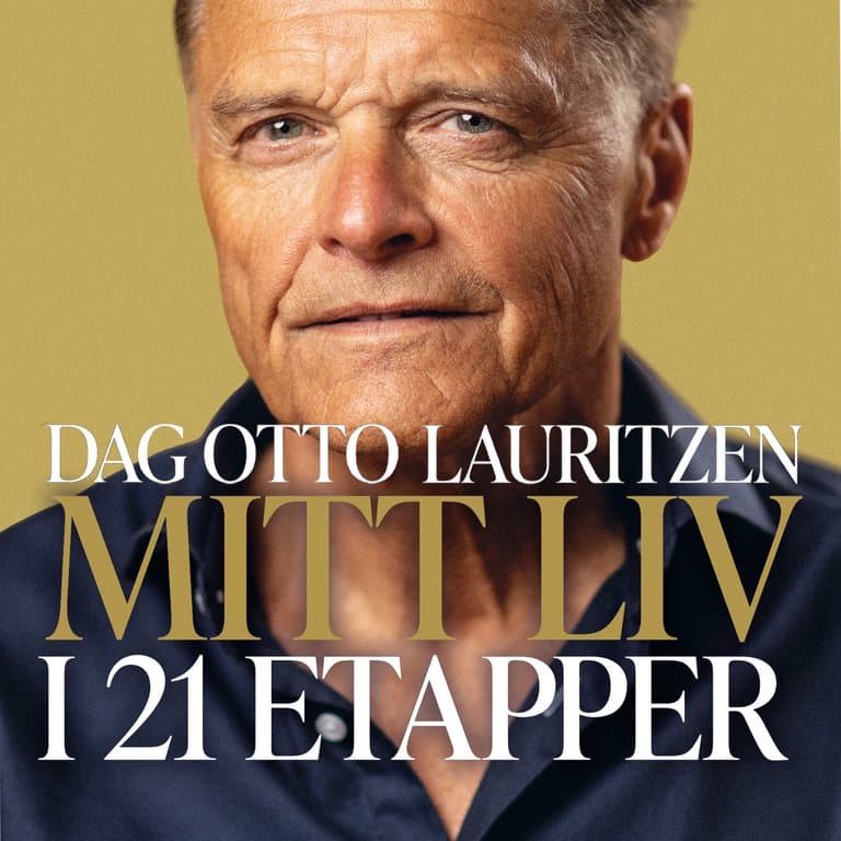 Omslag Mitt liv i 21 etapper av Rune Brynhildsen og Dag Otto Lauritzen (Lydbok)